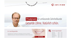 Desktop Screenshot of dr-mayerhoefer.de